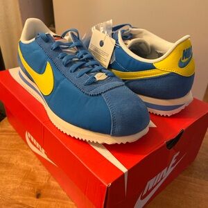 Nike Vibrant Blue and Yellow Shoes